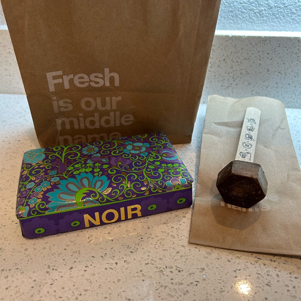 Lush Henna Hair Dye Noir and Hot Oil Treatment